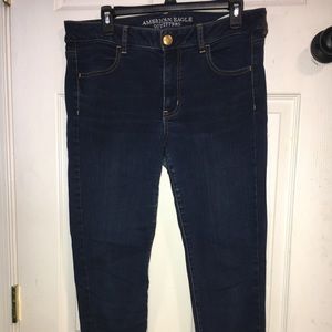 AEO dark wash jeans